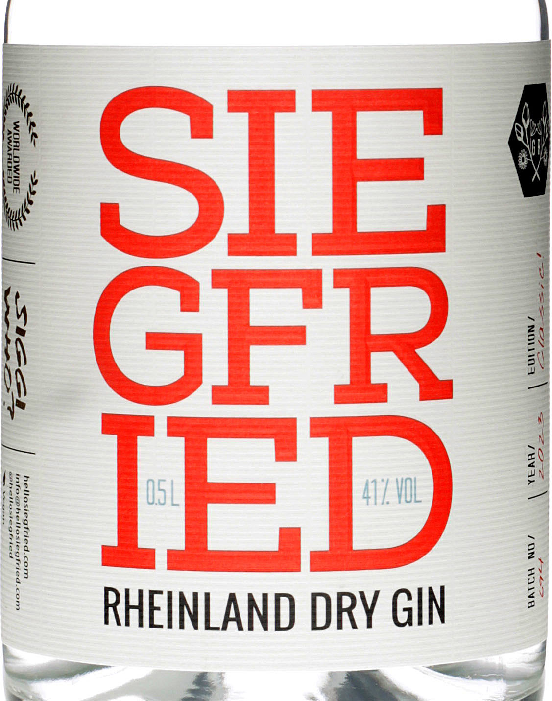 Siegfried Rheinland Dry 500 Gin 41 und mit ml 