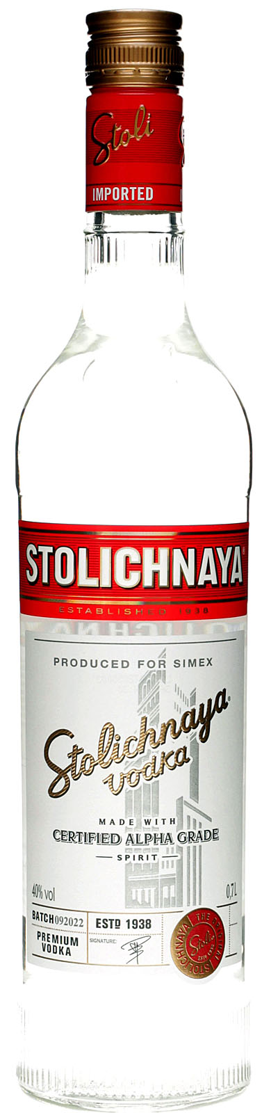 Stolichnaya Ein Echtes Spitzen Produkt Das Zu Den Meistverkauften Vodkas Der Welt Gehort