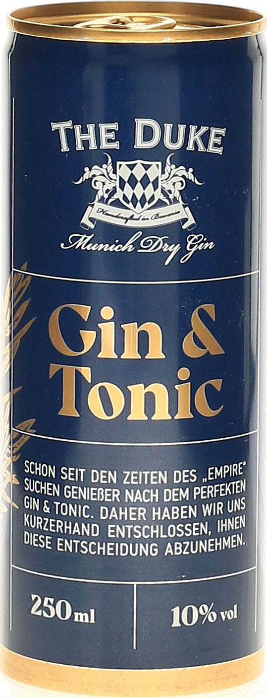 The Duke Gin & Tonic Bio 0,25 Liter 10 Vol. mehr Gi