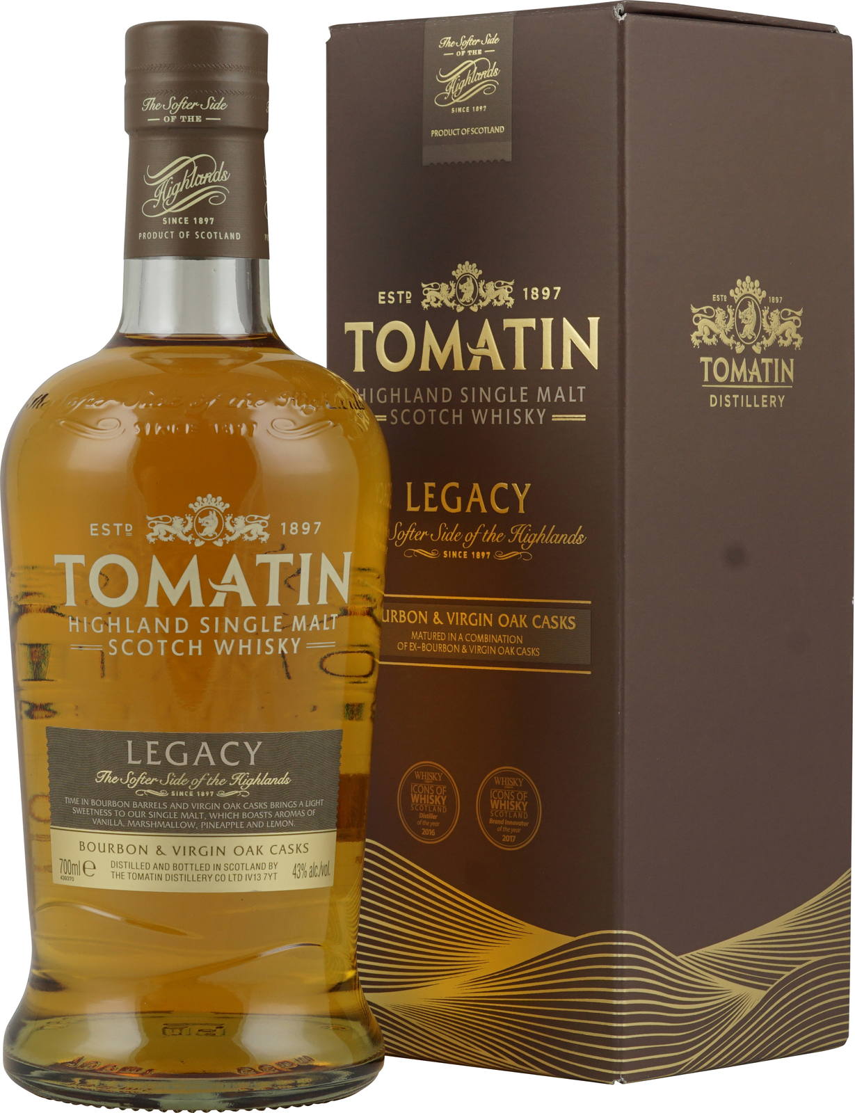 Tomatin Legacy 700 ml Der neue Klassiker im Sortiment