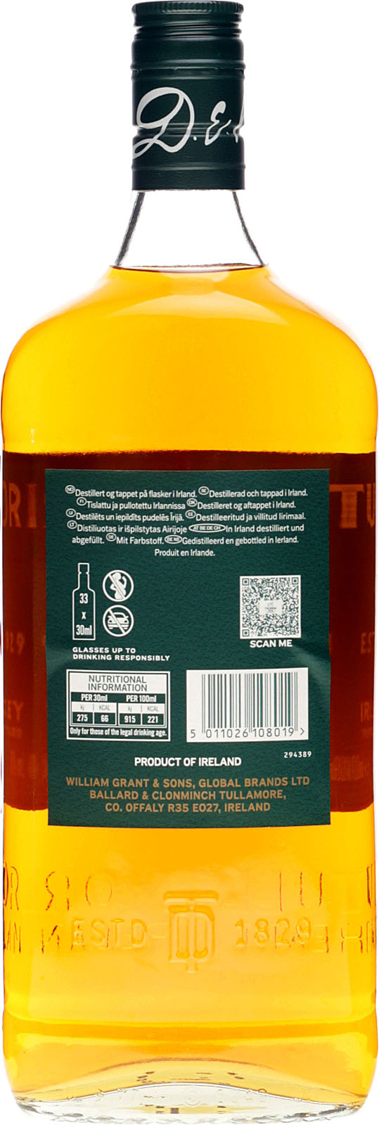 Tullamore Dew Whiskey hier bei uns im Onlineshop