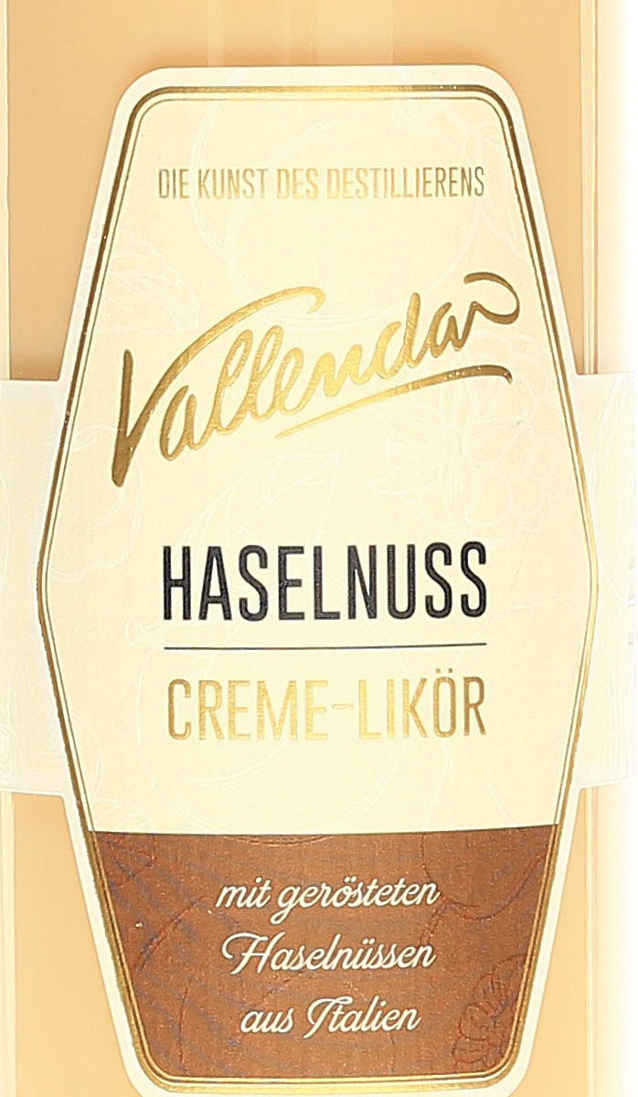 Vallendar Haselnuss Cremelikör 500ml 17%