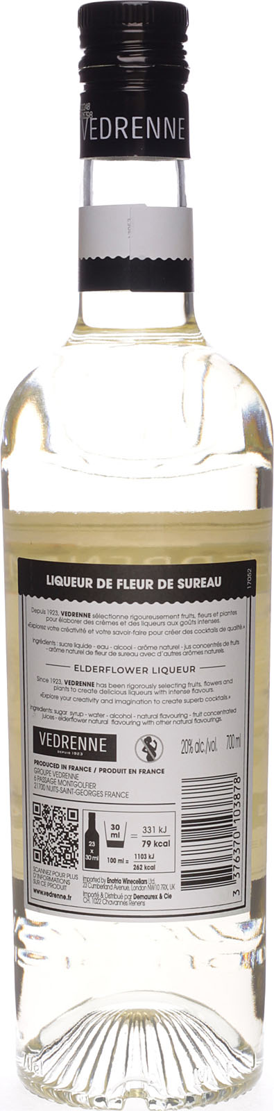 Vedrenne Fleur de Sureau - Holunderblüten Likör im Sho