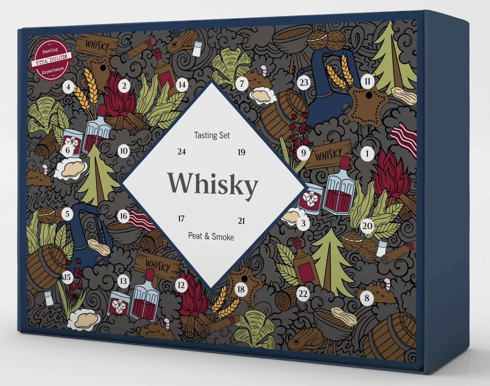 Whisky Adventskalender Smoke &amp; Peat 24 Sorten kaufen
