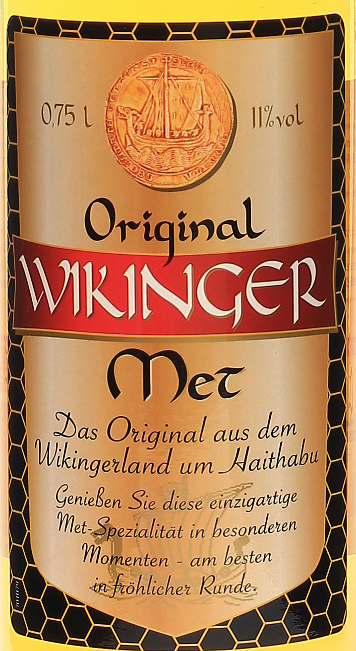 köstlicher Met Honigwein, Wikinger nach überl Original,