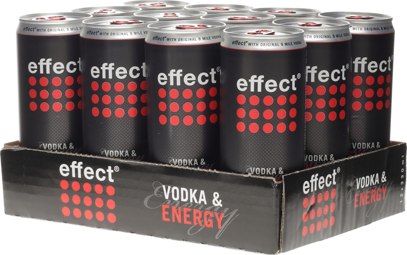 effect® Vodka &amp; Energy Dose 12 x 0,33 Liter 10 % Vol. i